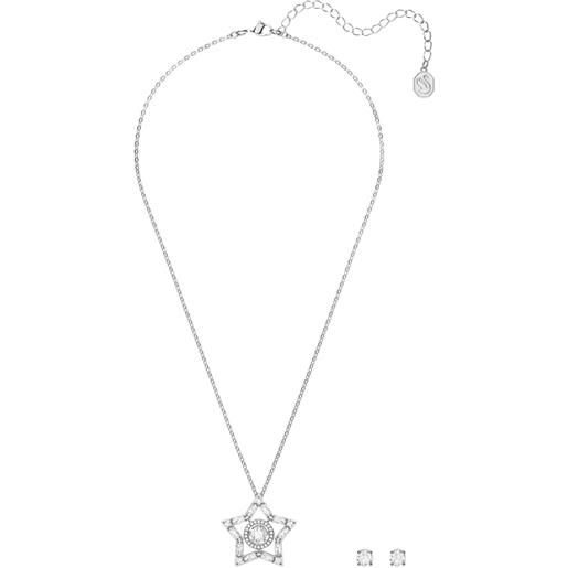 Swarovski collana stella - argento