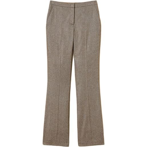TWINSET pantaloni svasati - marrone