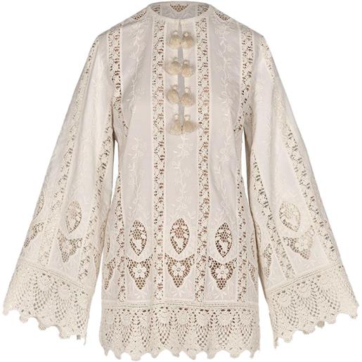 Johanna Ortiz vision seeking mini dress - bianco