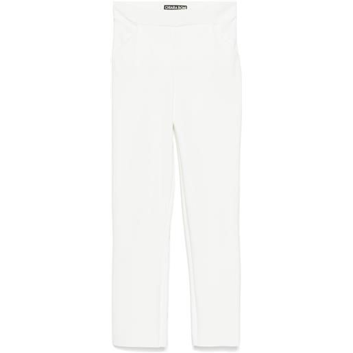 CHIARA BONI La Petite Robe pantaloni affusolati - bianco