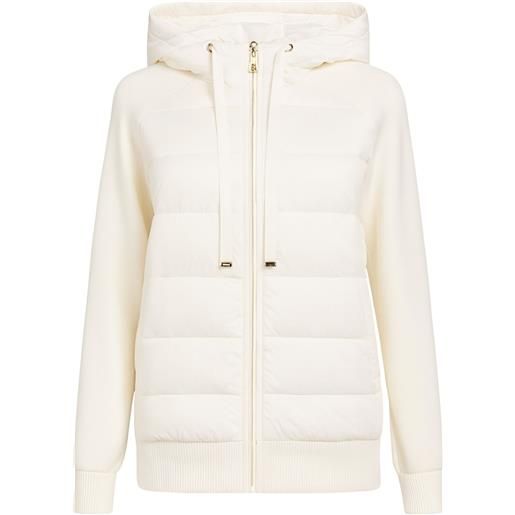 TWINSET giubbino panna imbottito