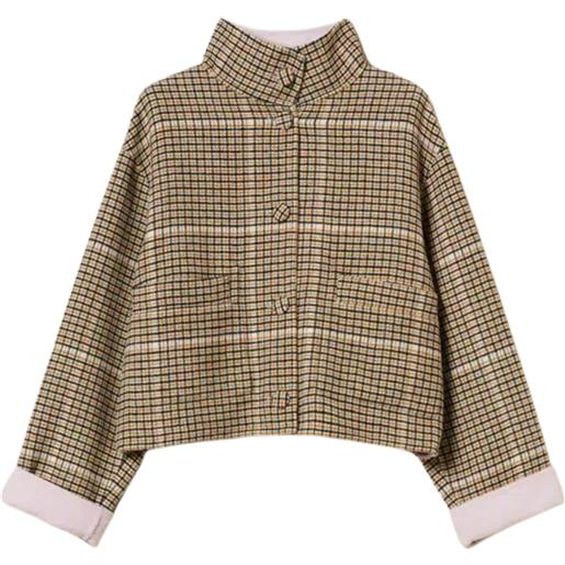 TWINSET giubbotto reversibile in panno