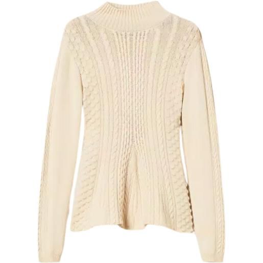 TWINSET maglia lupetto a trecce
