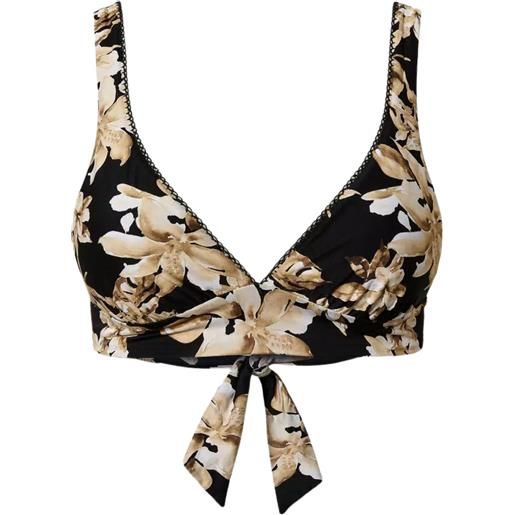 TWINSET triangolo da bagno con stampa a fiori