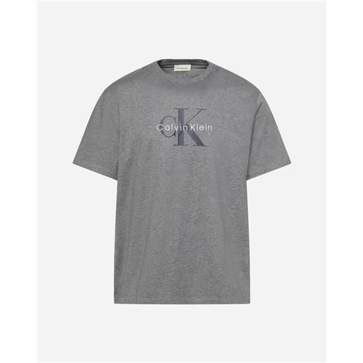 Calvin Klein Jeans hero monologo m - t-shirt - uomo - grigio
