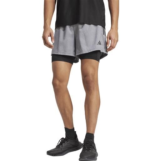 ADIDAS short own the run climacool 2-in-1 shorts running uomo