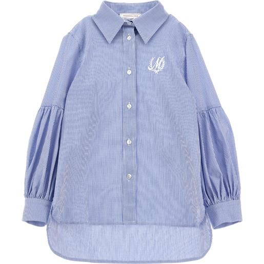 Monnalisa camicia popelin monogramma