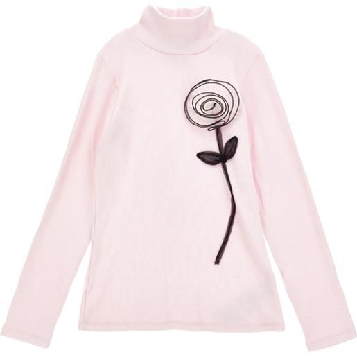 Monnalisa lupetto con rosa 3d