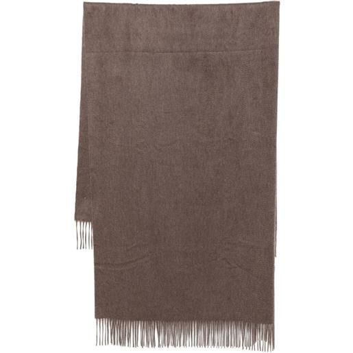 N.Peal scialle in cashmere - marrone