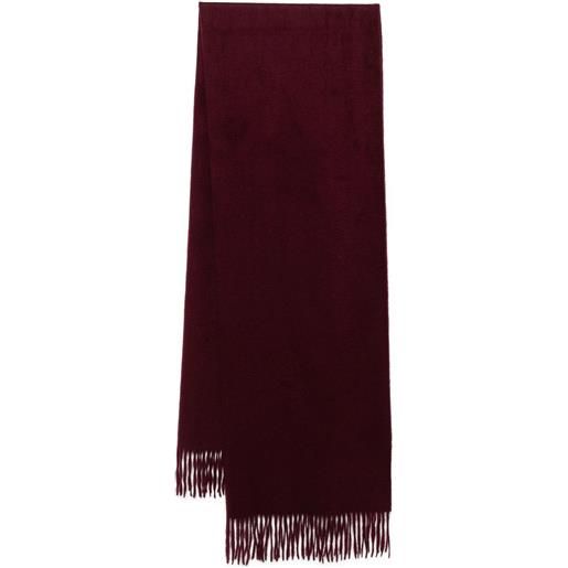 N.Peal scialle intrecciato - rosso