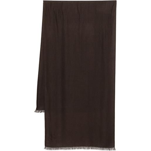 N.Peal stola pashmina - marrone