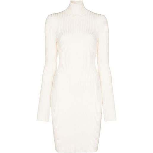 Wolford abito corto a coste - toni neutri