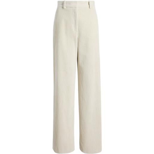 Proenza Schouler pantaloni dritti in velluto a coste - toni neutri