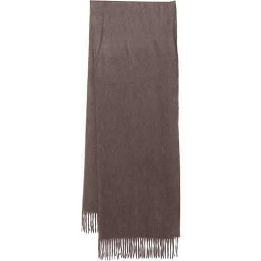 N.Peal scialle intrecciato - marrone