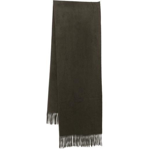 N.Peal sciarpa con motivo intrecciato - marrone