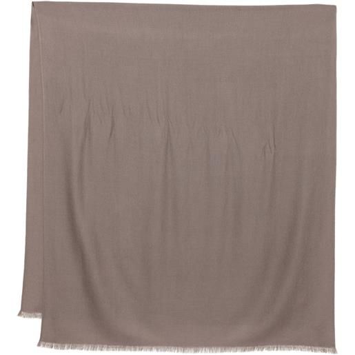 N.Peal scialle pashmina - marrone