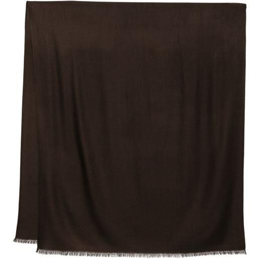 N.Peal scialle pashmina - marrone
