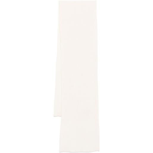 N.Peal sciarpa a coste - bianco