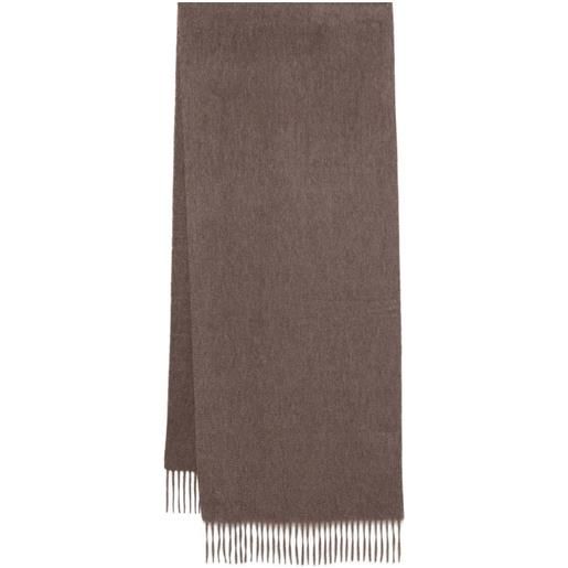 N.Peal sciarpa grande intrecciata - marrone