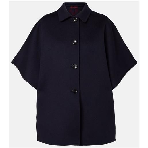 Gucci mantella monopetto in lana