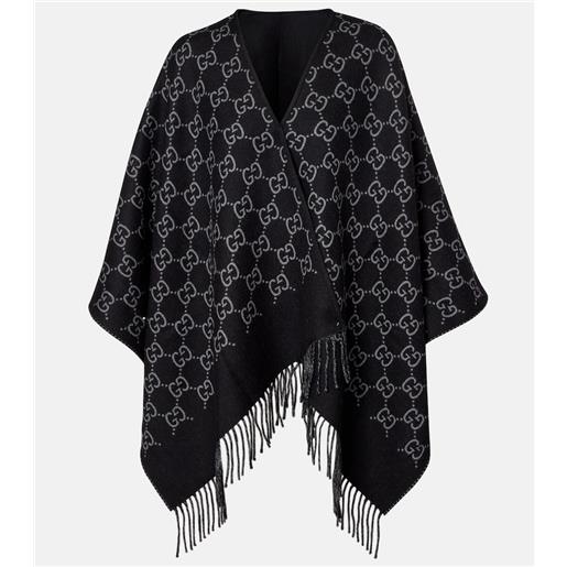 Gucci poncio in lana