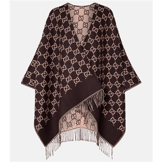 Gucci poncio in lana