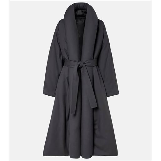 Alaia alaã¯a giacca imbottita in gabardine di cotone