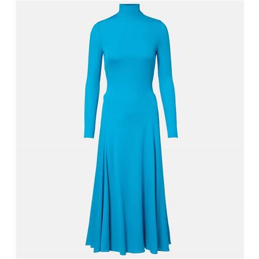 Alaia alaã¯a abito midi in jersey con cut-out