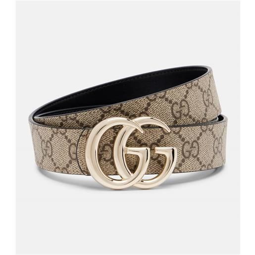 Gucci cintura reversibile in pelle gg