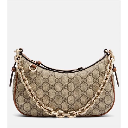 Gucci borsa gg emblem small in canvas
