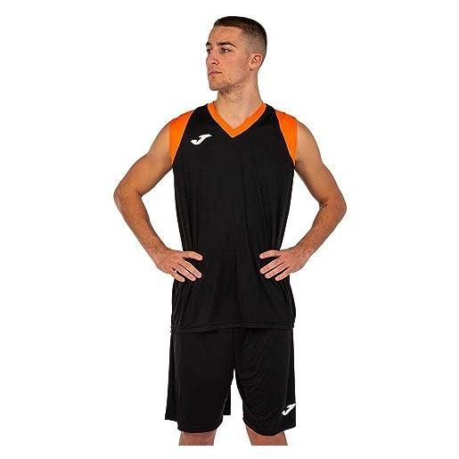 Joma set finale ii nero arancione attrezzatura, 6xs unisex-adulto