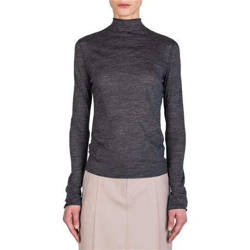 Alysi maglia jersey wool lupetto