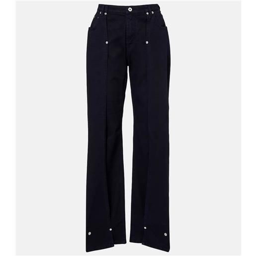 Jean Paul Gaultier jeans a gamba larga a vita bassa