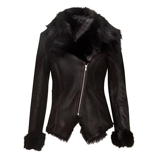 Faylor Giacca Da Donna In Finta Pelle PU Giacca Casual Da Donna - Foto 8