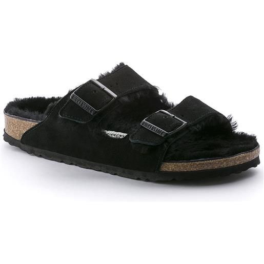 BIRKENSTOCK ciabatte arizona pelliccia di agnello