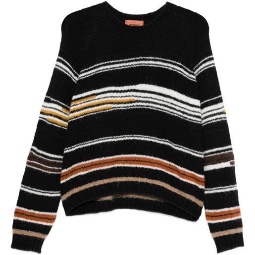 Missoni maglione a righe - nero