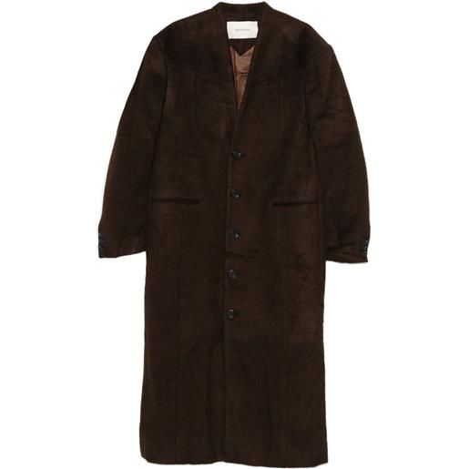 ENTIRE STUDIOS soprabito mute con bottoni - marrone