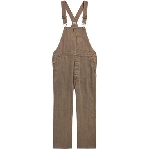 Ralph Lauren RRL salopette spigata - grigio