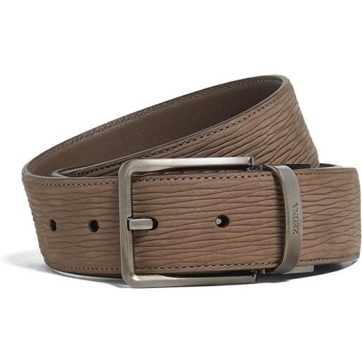 Zegna cintura con fibbia - sra