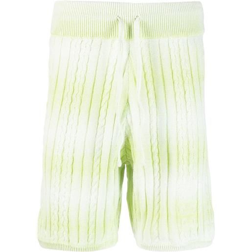 GCDS bermuda effetto degradé - verde