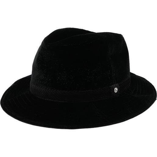 Giorgio Armani cappello fedora - nero