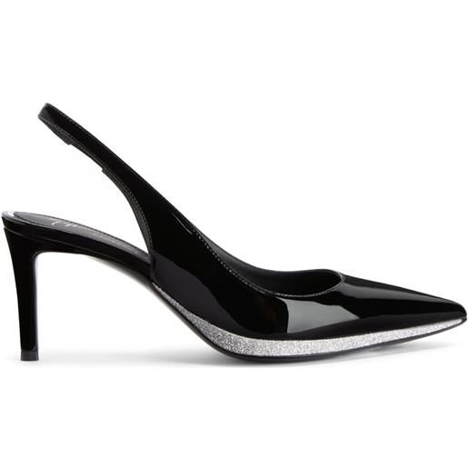 Giuseppe Zanotti pumps virgyn 70mm con cinturino posteriore - nero