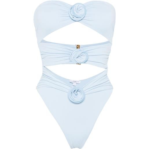 La Reveche costume da bagno con dettaglio a fiori - blu