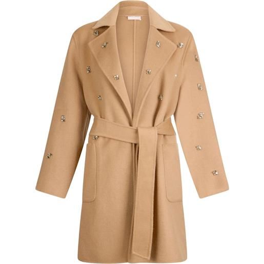 LIU JO cappotto monopetto - marrone