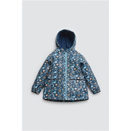 Ysabel Mora impermeabile per bambini con fodera in pile dino