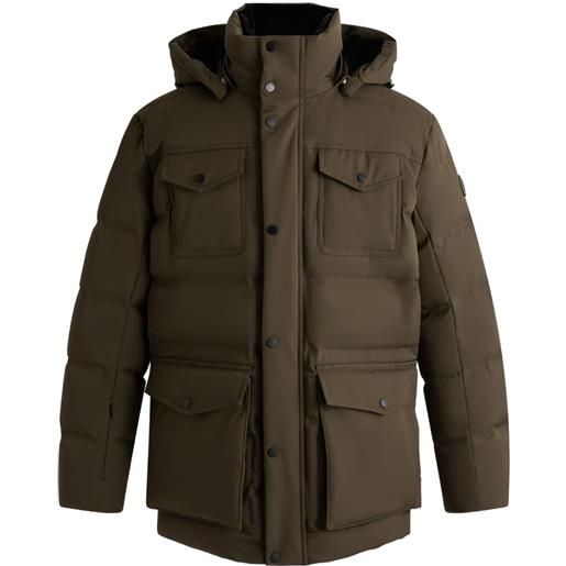 Fusalp parka delano con cappuccio rimovibile - marrone
