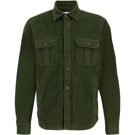 Boglioli giacca-camicia a coste - verde