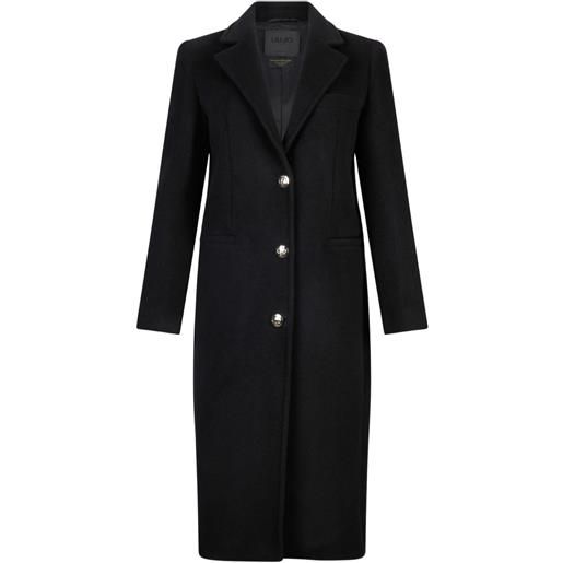 LIU JO cappotto monopetto - nero