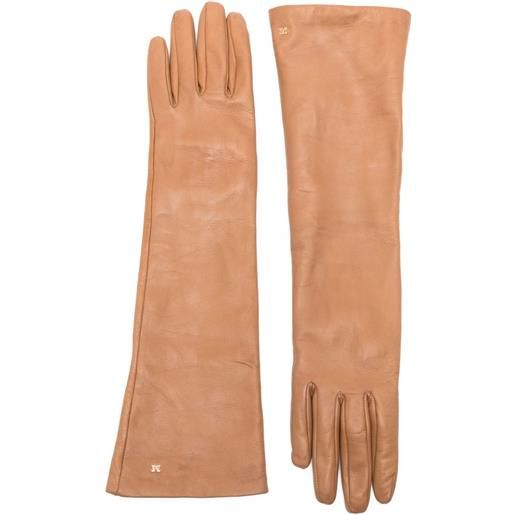 Max Mara guanti in pelle di agnello - marrone
