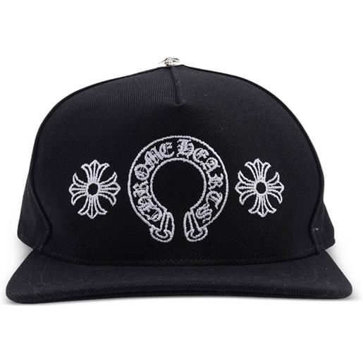 Chrome Hearts cappello da baseball con logo - nero